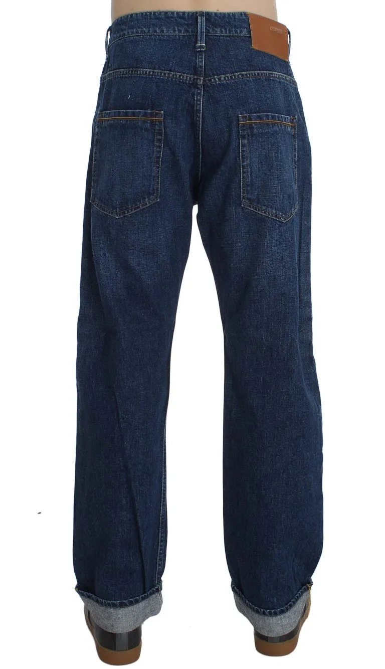 Chic Baggy Loose Fit Blue Jeans for Men sold by Louxly product image thumbnail 3