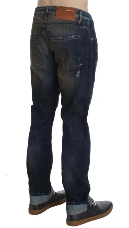 Elegant Straight Fit Men's Denim Jeans sold by Louxly