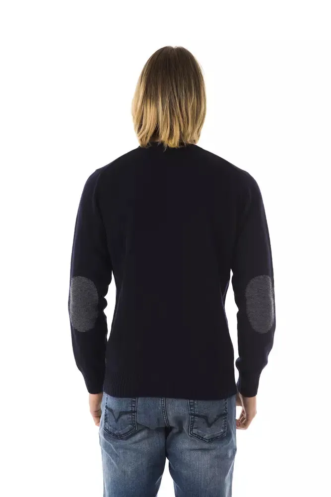 Blue Wool Men Sweater sold by Louxly product image thumbnail 3