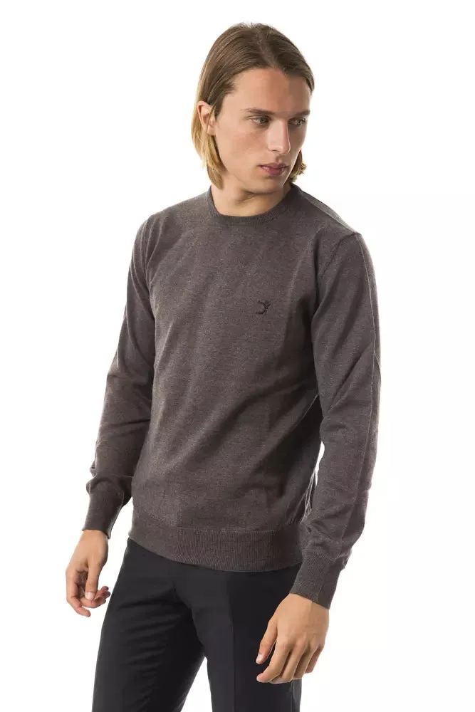 Gray Merino Wool Men Sweater sold by Louxly product image thumbnail 2