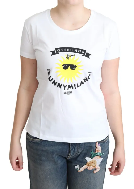 Sunny Milano Print Cotton Tee sold by Louxly