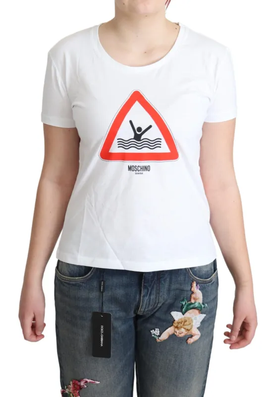 Chic Triangle Graphic Cotton Tee sold by Louxly