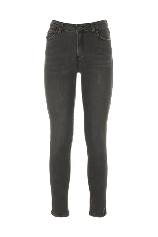 Gray Cotton Women's Jeans sold by Louxly