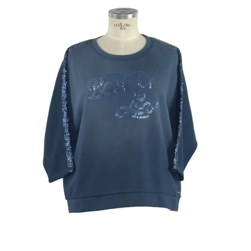 Elegant Long-Sleeve Crewneck Sweater sold by Louxly