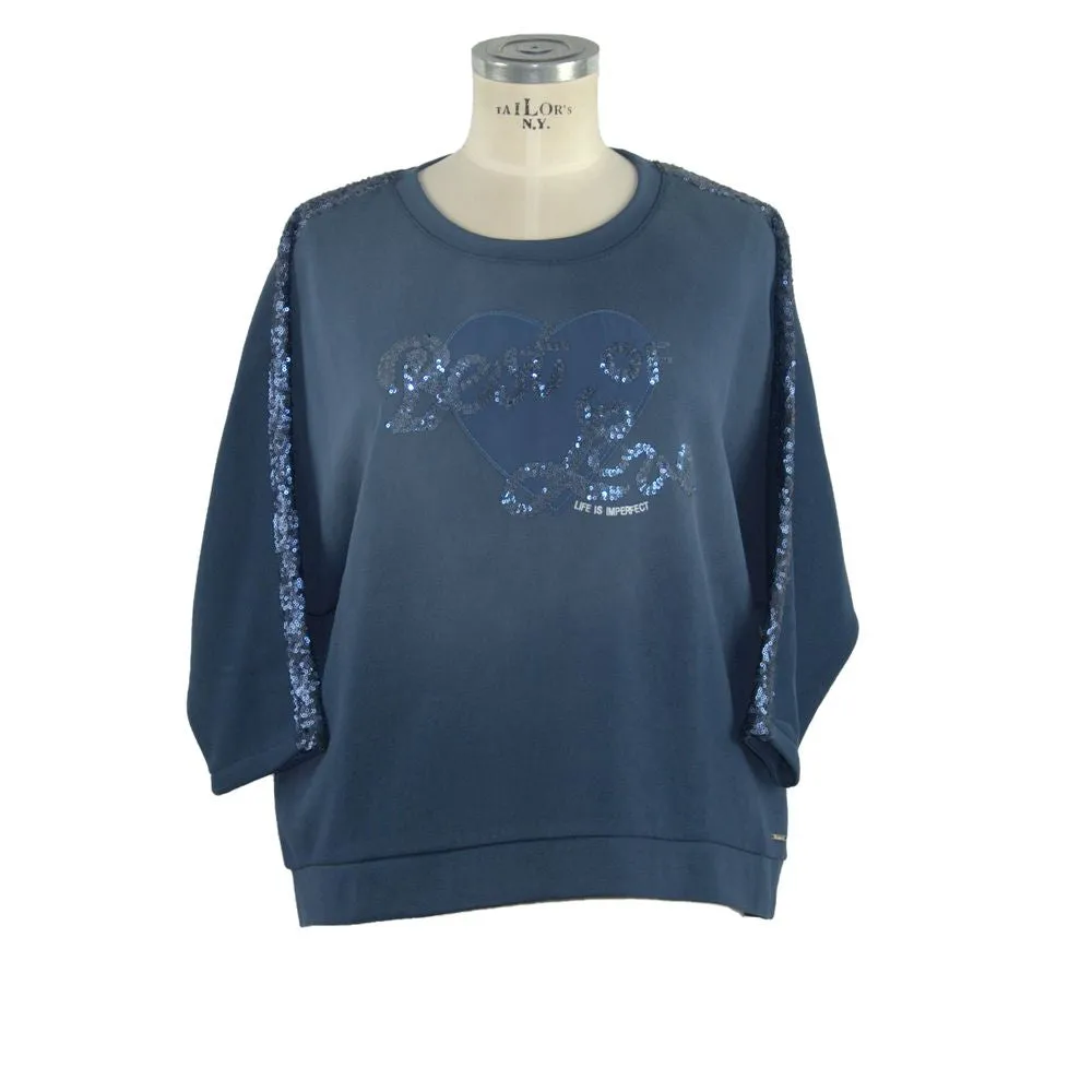 Elegant Long-Sleeve Crewneck Sweater sold by Louxly