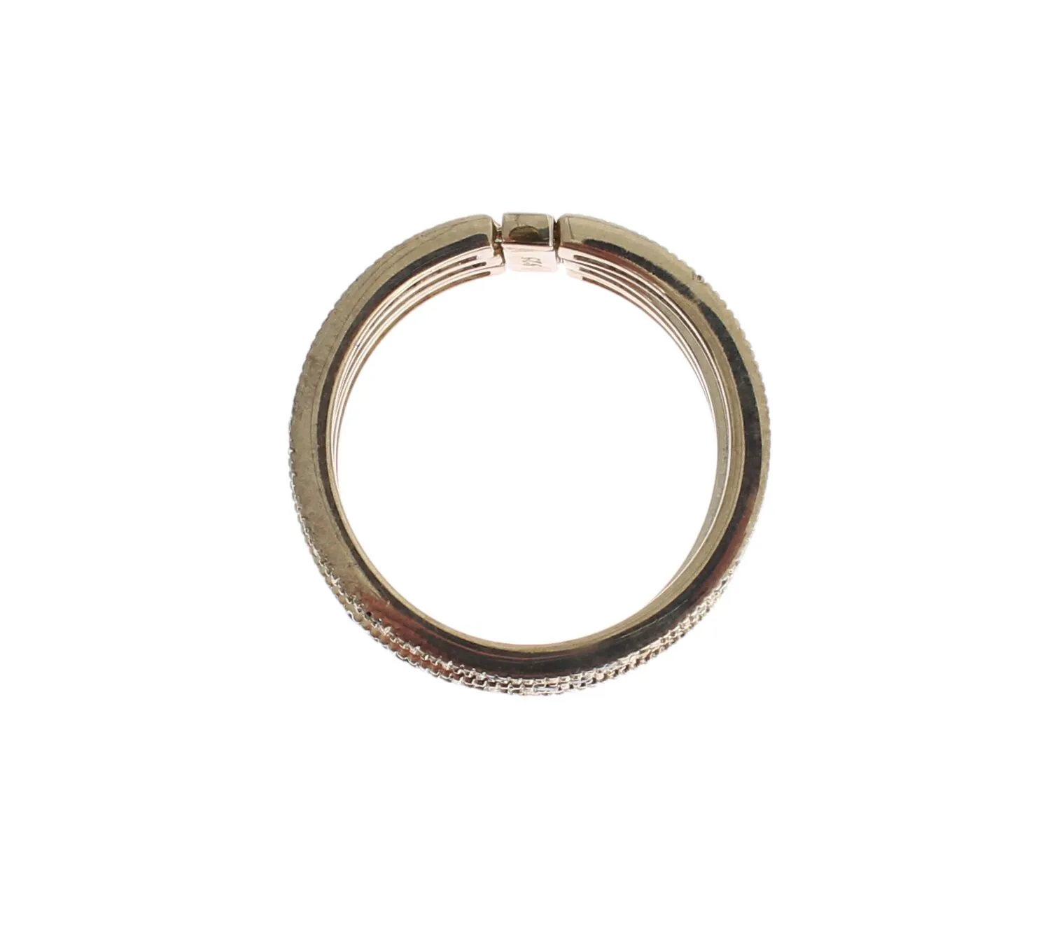 Chic Silver & Black CZ Crystal Ring sold by Louxly product image thumbnail 2