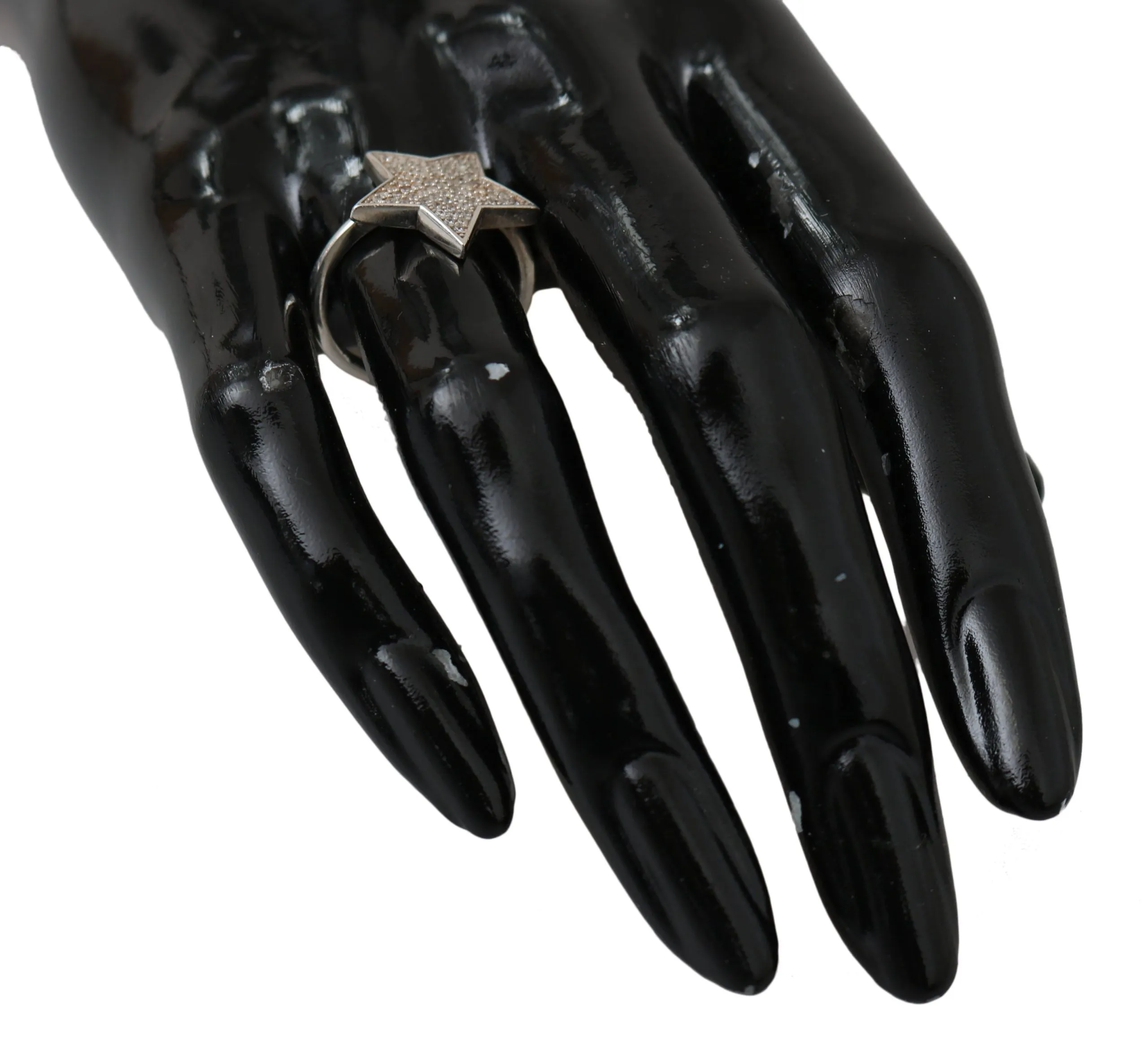 Chic Silver CZ Crystal Women's Statement Ring sold by Louxly product image thumbnail 2