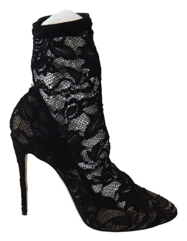 Black Lace Taormina Pumps Elegance Unleashed sold by Louxly