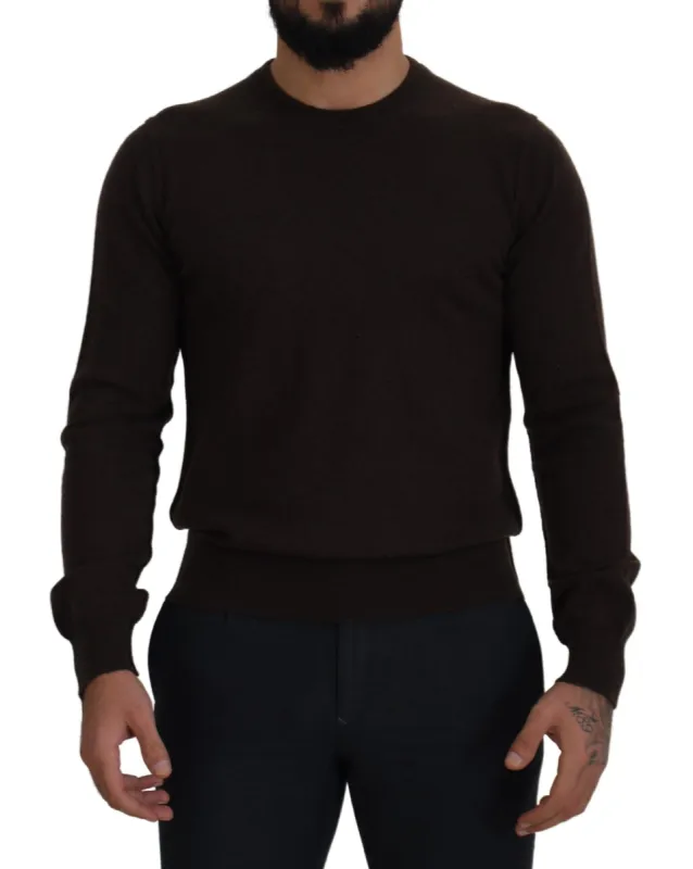 Elegant Cashmere Crew Neck Sweater sold by Louxly