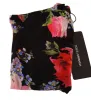 Floral Noir Nylon Tights - Elegance in Bloom sold by Louxly