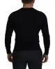 Elegant Wool Buttoned Black Cardigan sold by Louxly