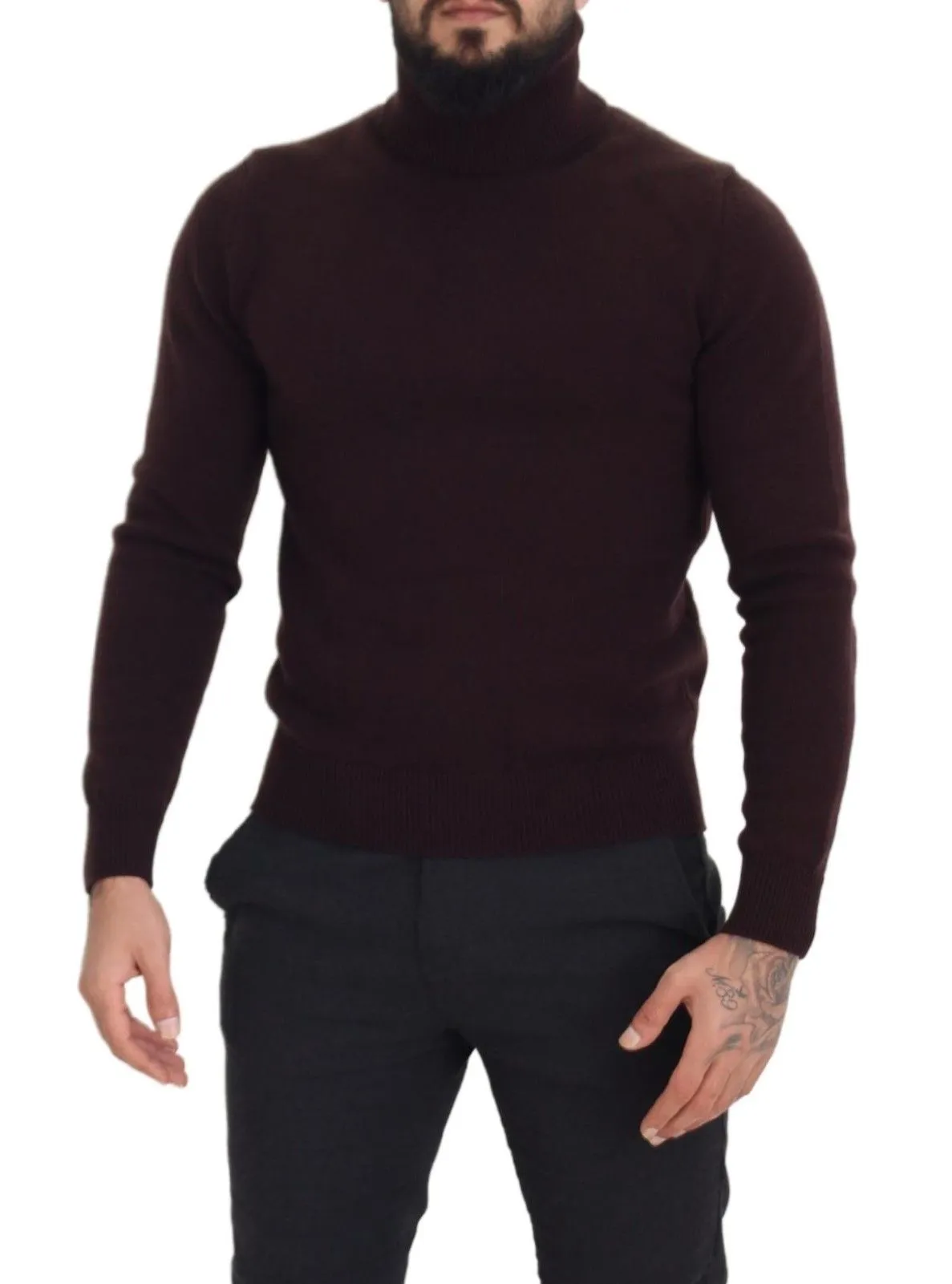 Elegant Turtleneck Wool Pullover Sweater sold by Louxly product image thumbnail 4