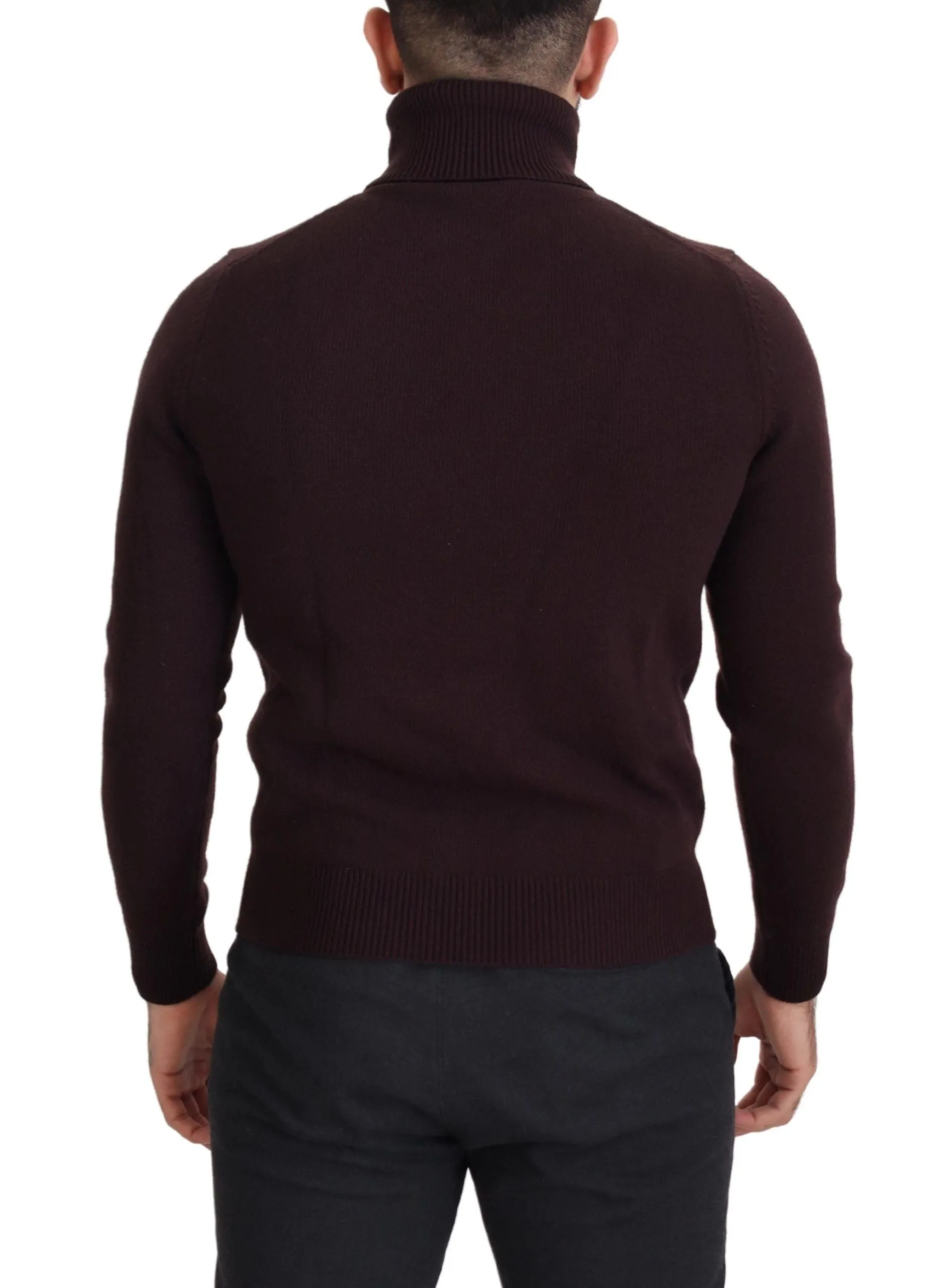 Elegant Turtleneck Wool Pullover Sweater sold by Louxly product image thumbnail 2