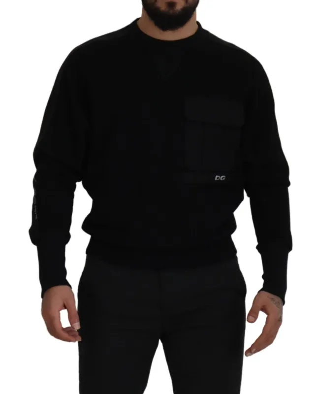 Elegant Crewneck Cotton Blend Sweater sold by Louxly