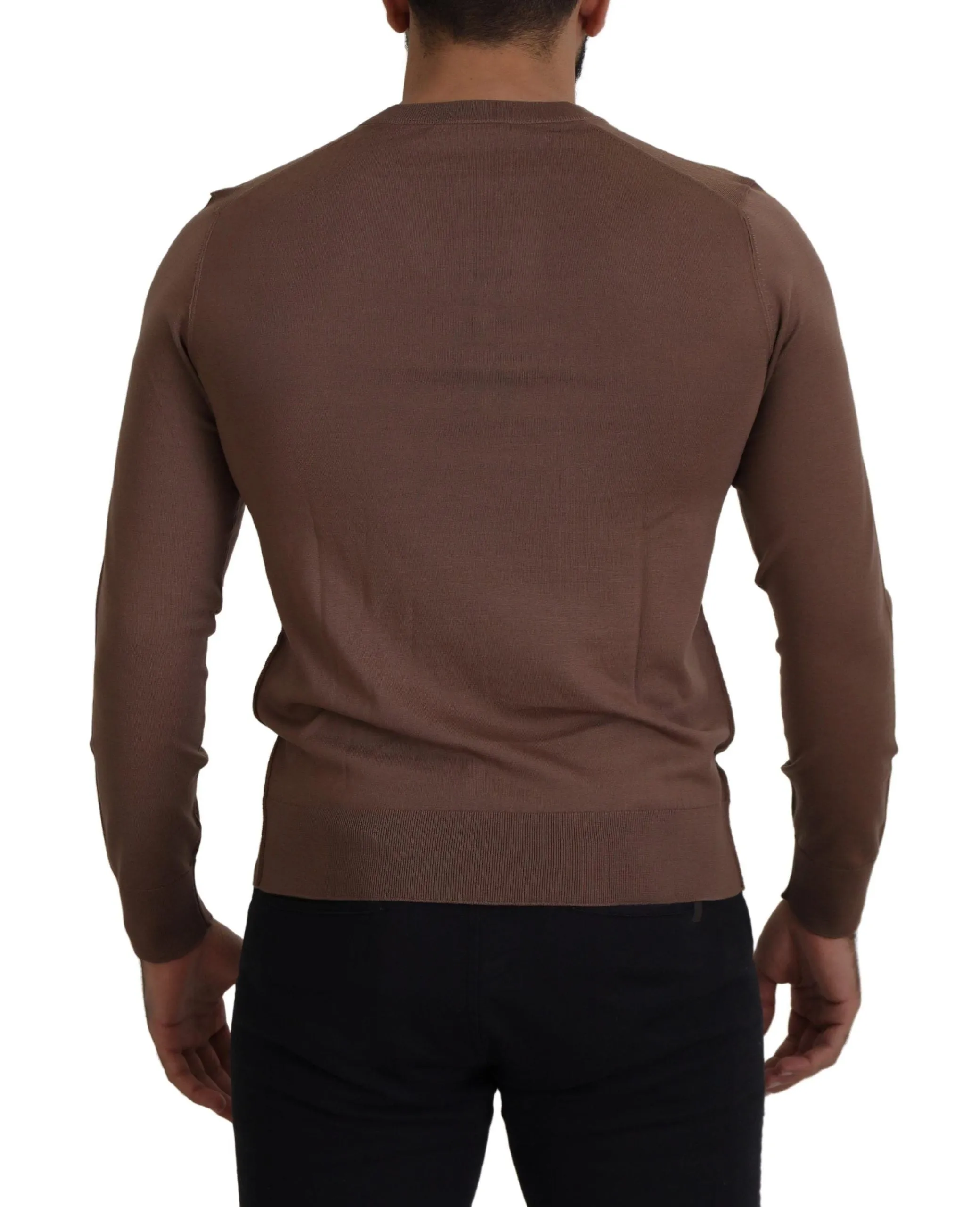 Elegant Virgin Wool V-Neck Pullover Sweater sold by Louxly product image thumbnail 3