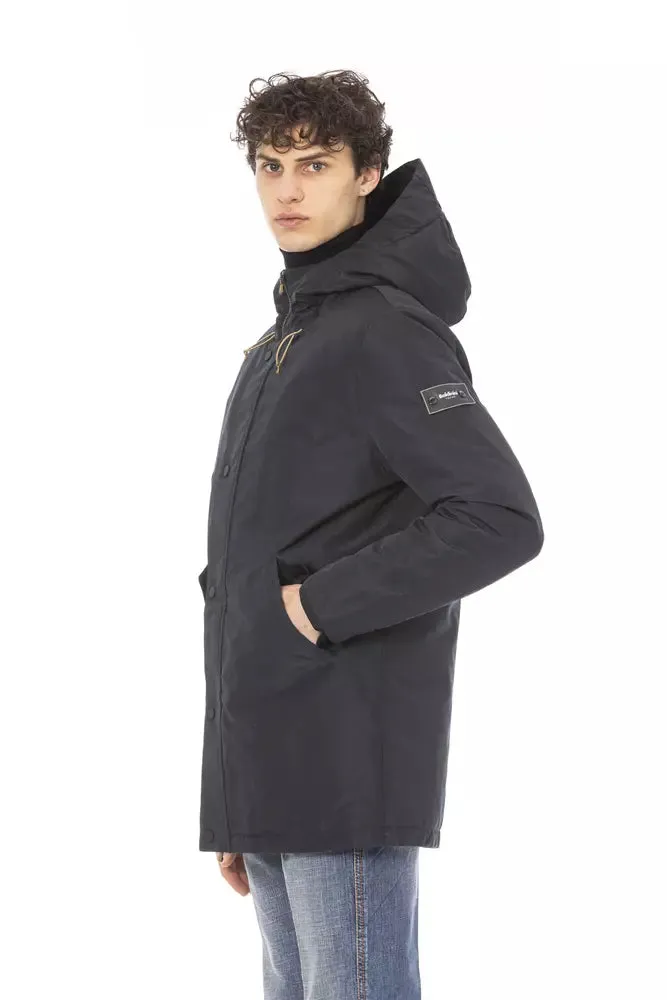 Blue Polyester Men Jacket sold by Louxly product image thumbnail 2