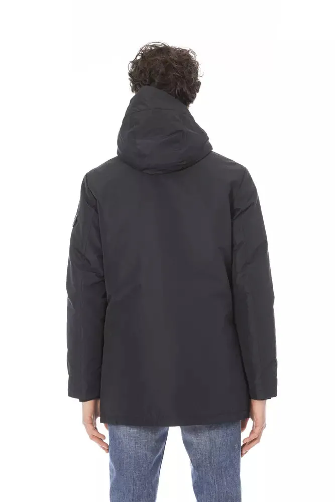 Blue Polyester Men Jacket sold by Louxly product image thumbnail 3