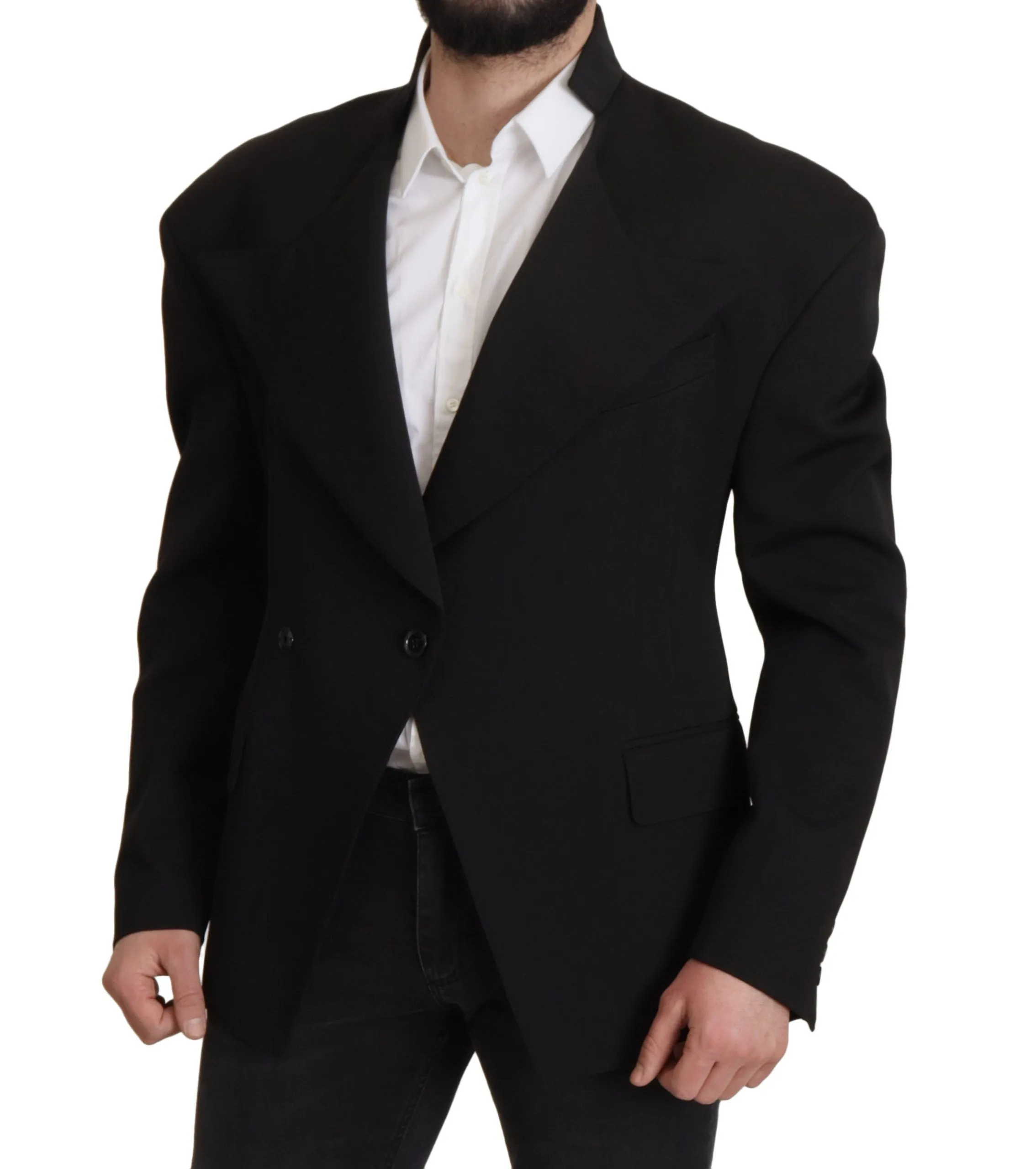 Elegant Single Breasted Wool Blazer sold by Louxly product image thumbnail 5