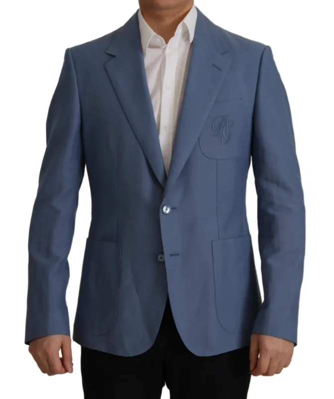 Elegant Single Breasted Linen Jacket made by Louxly