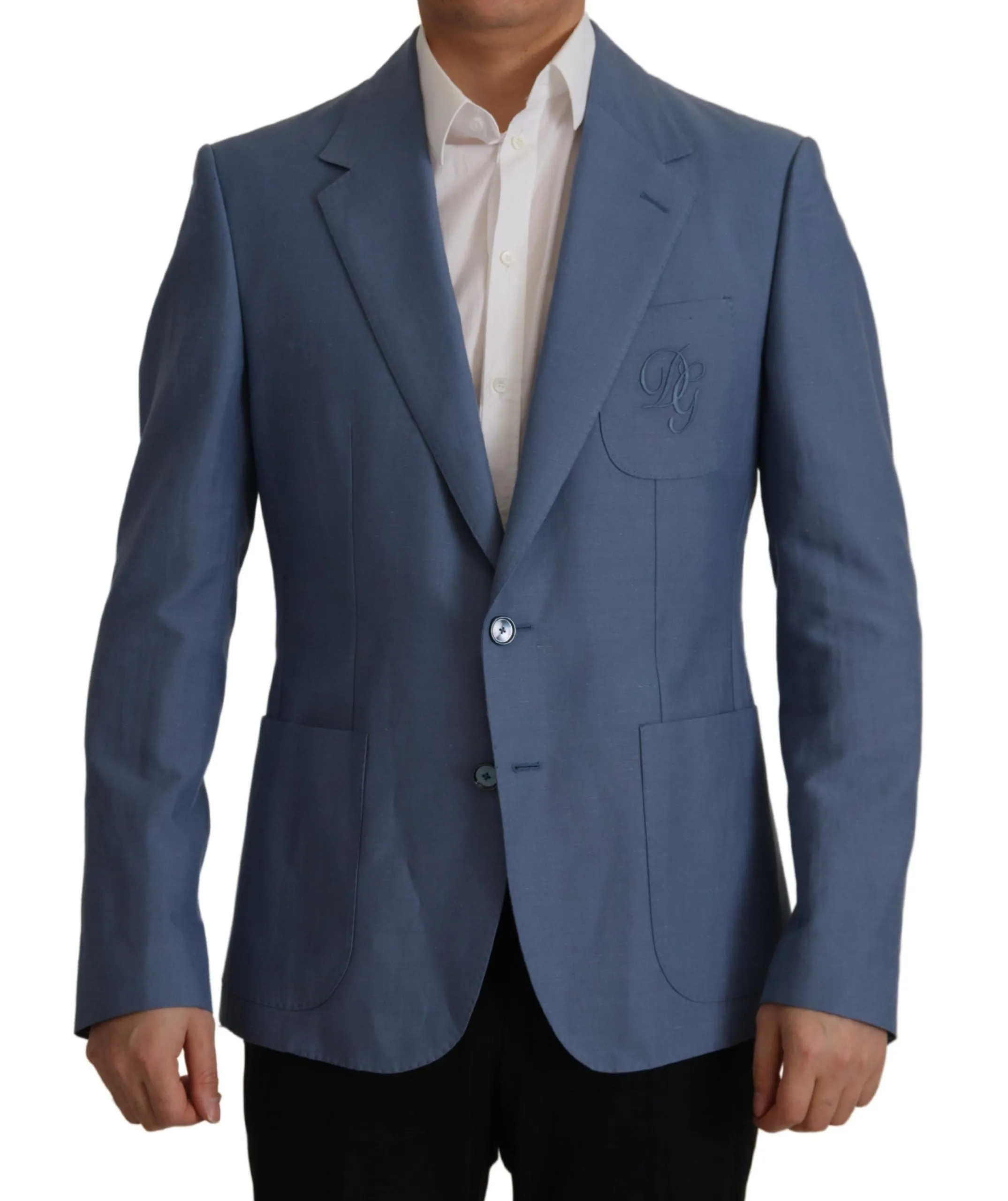 Elegant Single Breasted Linen Jacket sold by Louxly