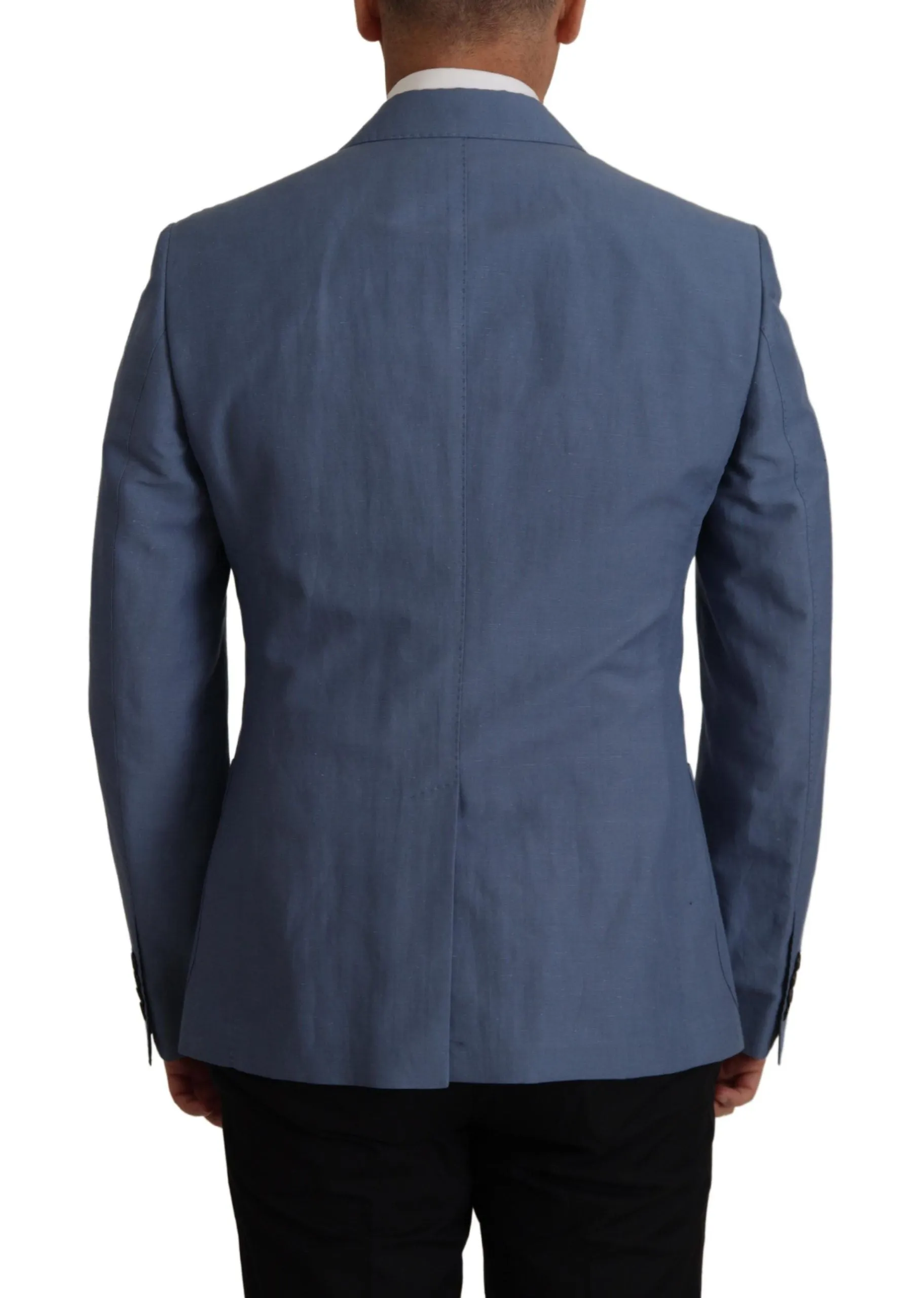 Elegant Single Breasted Linen Jacket sold by Louxly product image thumbnail 2