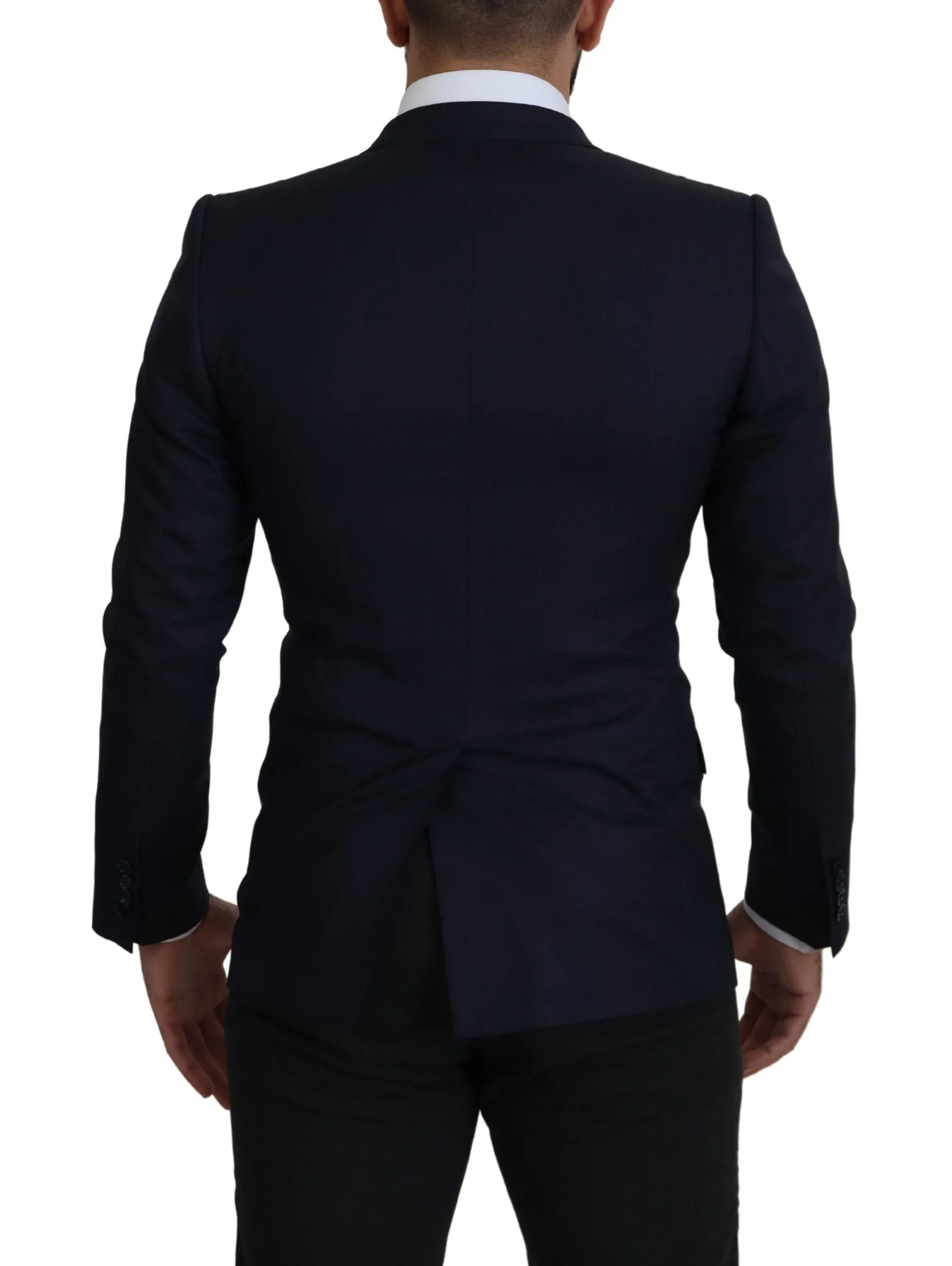 Elegant Single Breasted Wool Silk Blazer sold by Louxly product image thumbnail 3