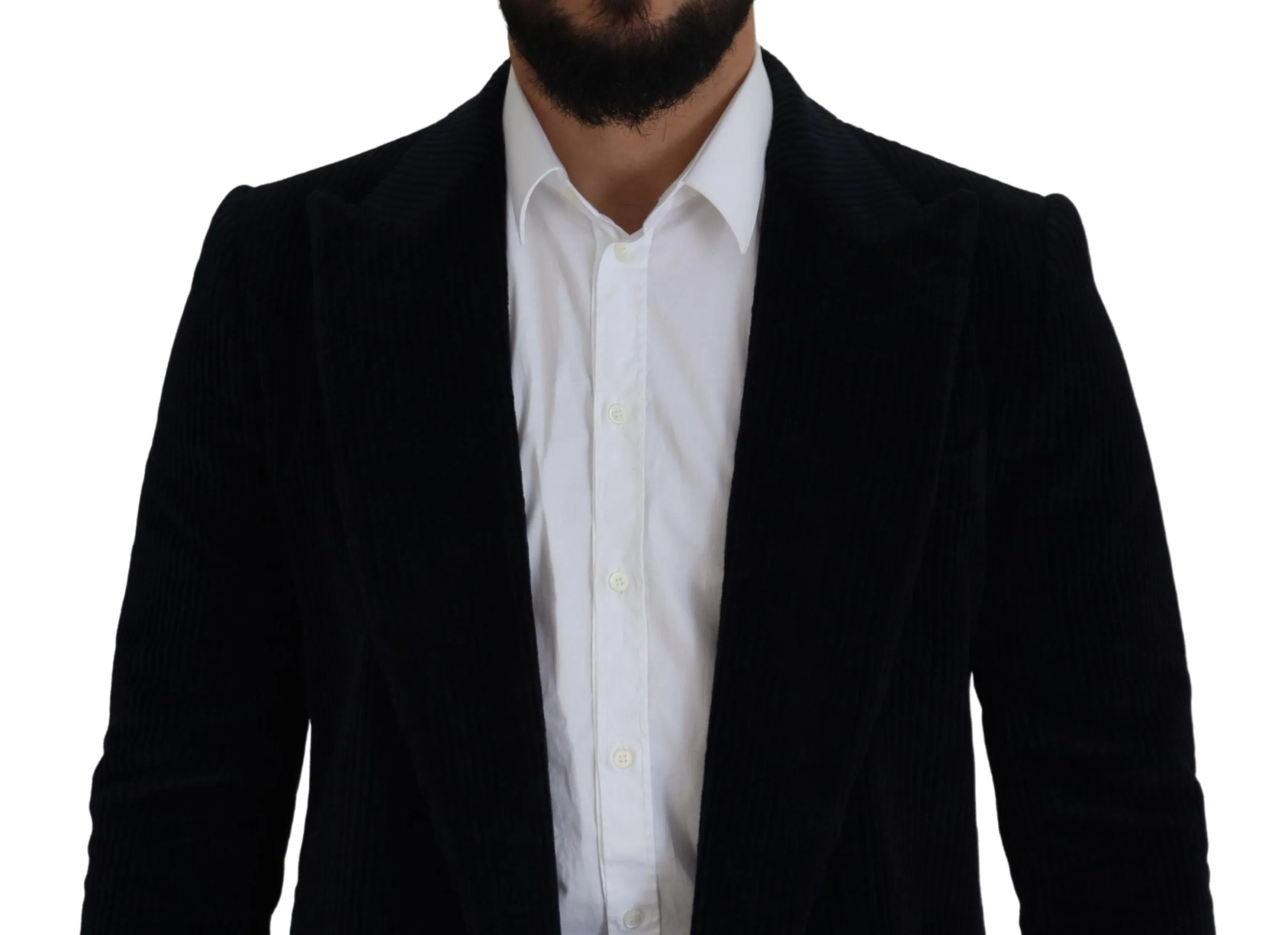 Elegant Black Cotton Long Cardigan Jacket sold by Louxly product image thumbnail 5