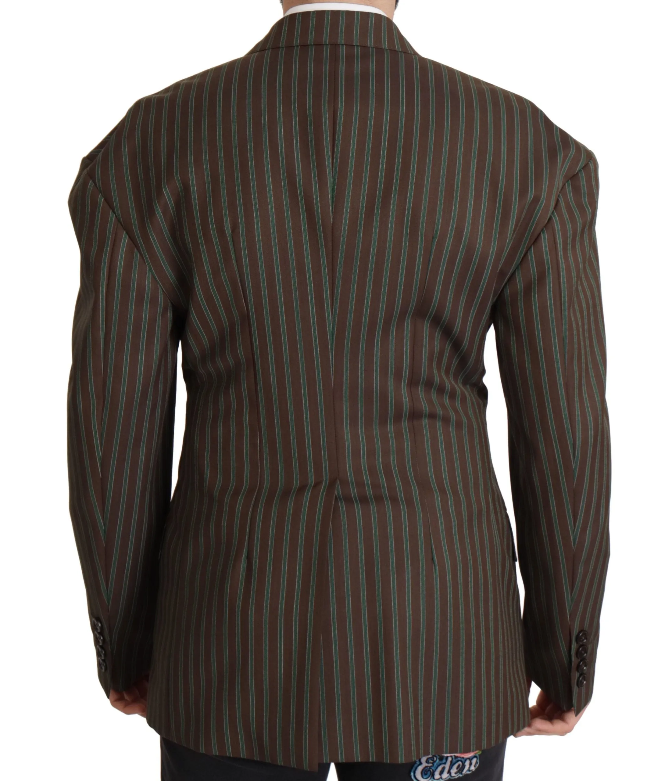 Multicolor Striped Double Breasted Blazer sold by Louxly product image thumbnail 2