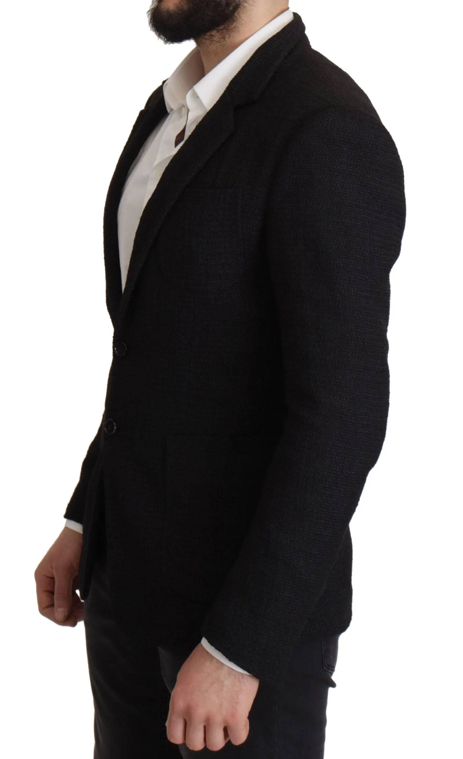 Elegant Single Breasted Wool Blazer sold by Louxly product image thumbnail 5