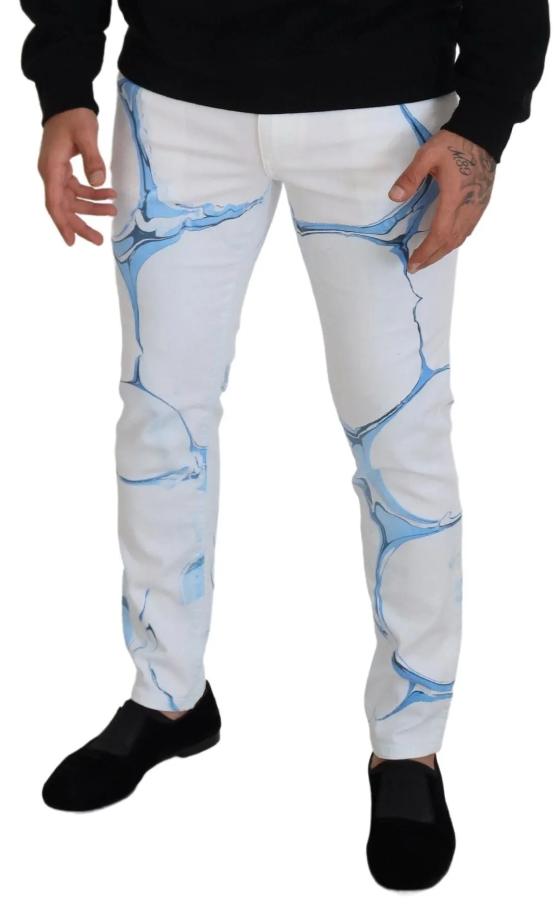 Elegant Slim Fit Casual Jeans sold by Louxly product image thumbnail 3