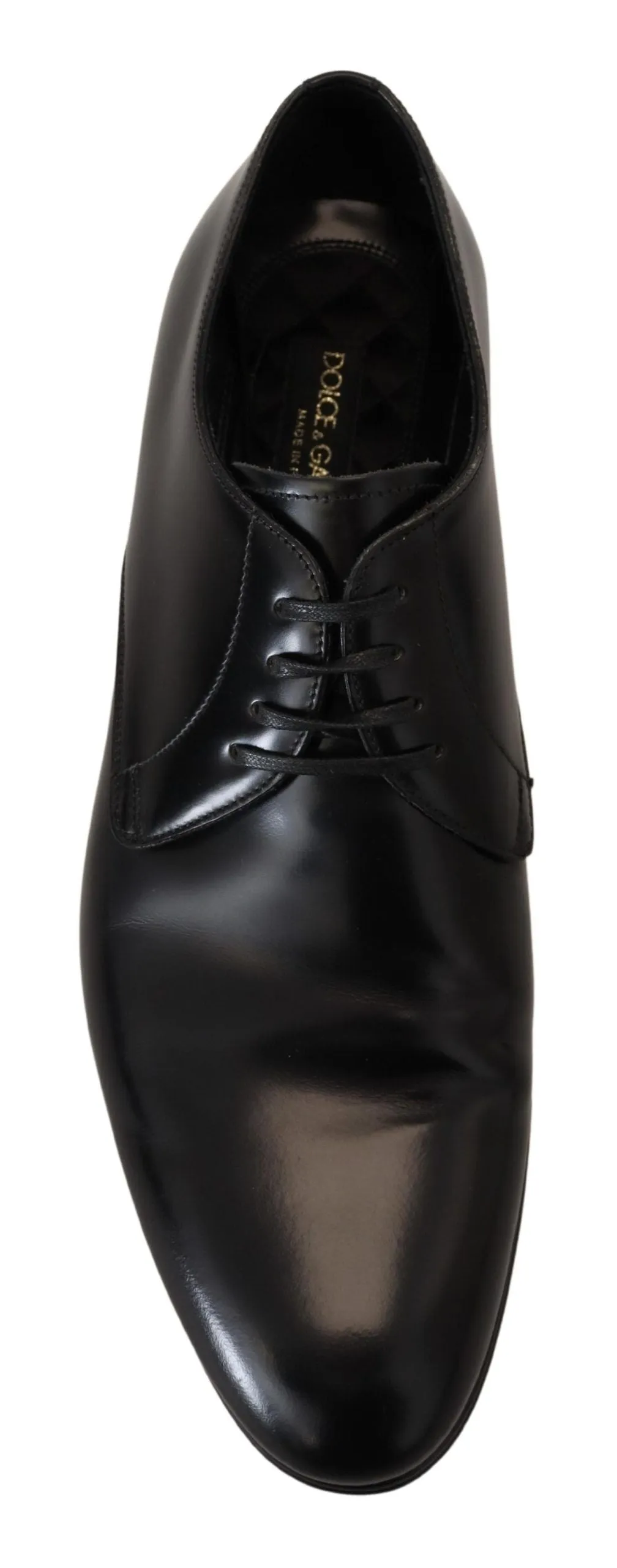 Elegant Black Leather Derby Shoes sold by Louxly product image thumbnail 3