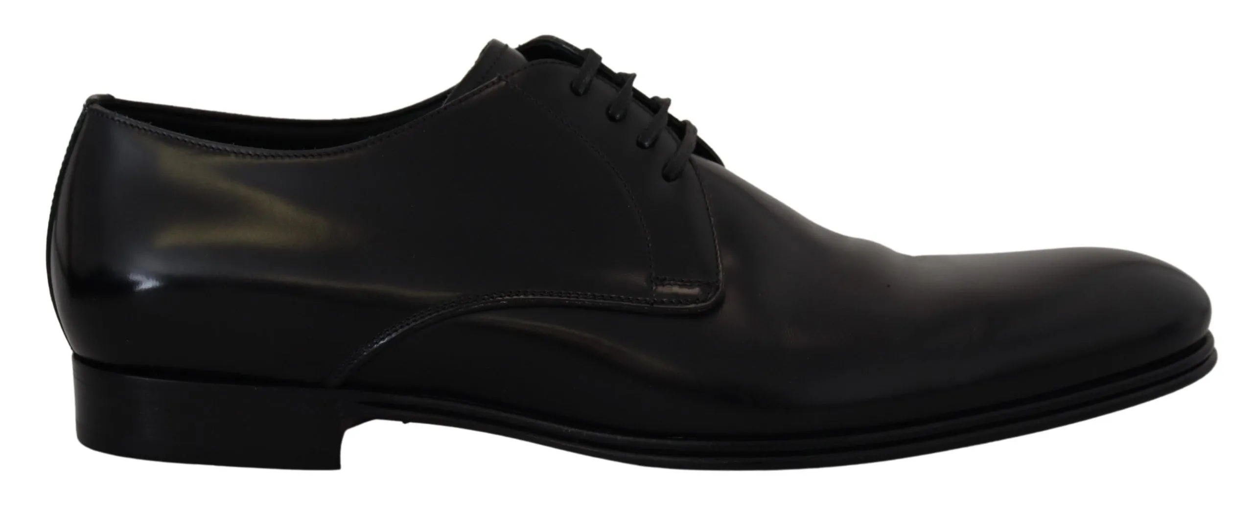 Elegant Black Leather Derby Shoes sold by Louxly