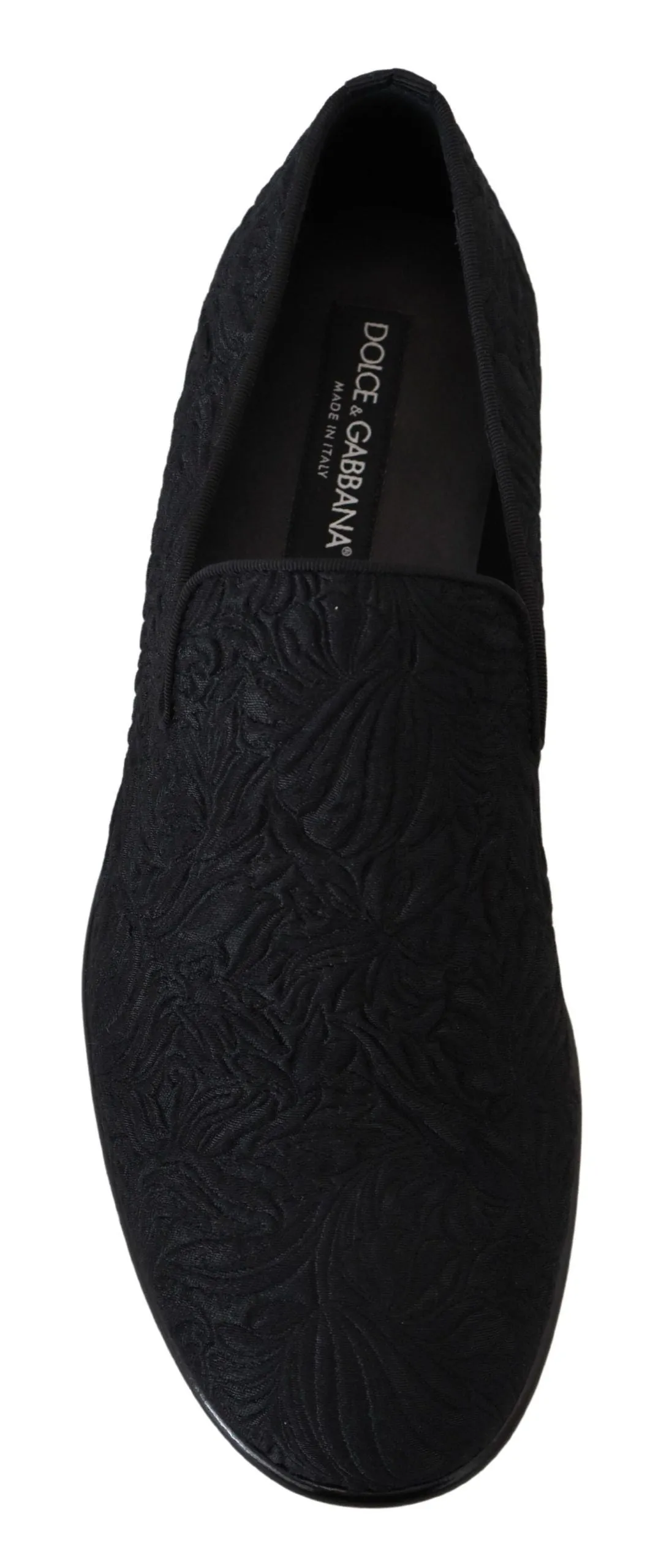 Elegant Jacquard Black Loafers Slide On Flats sold by Louxly product image thumbnail 2