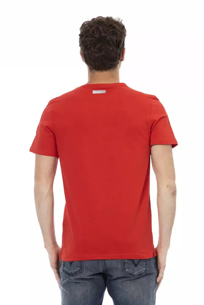 Red Cotton Men's T-Shirt sold by Louxly product image thumbnail 3
