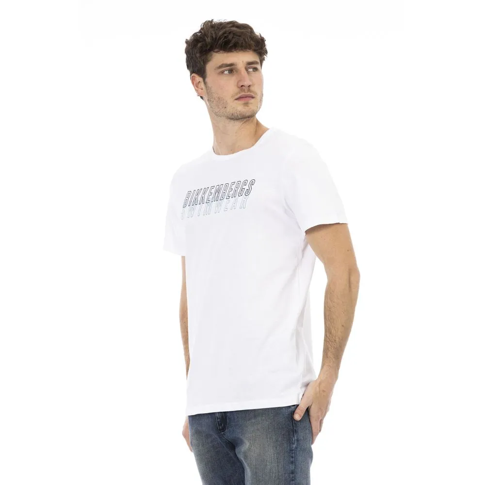 White Cotton Men T-Shirt sold by Louxly product image thumbnail 2