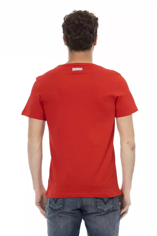 Red Cotton Men T-Shirt sold by Louxly product image thumbnail 3