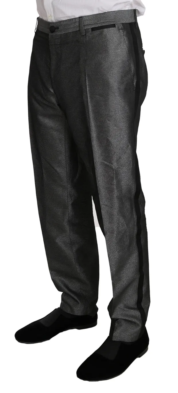 Elegant Gray Patterned Martini Suit sold by Louxly product image thumbnail 5