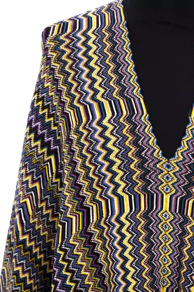 Multicolor Wool Women Poncho sold by Louxly product image thumbnail 2