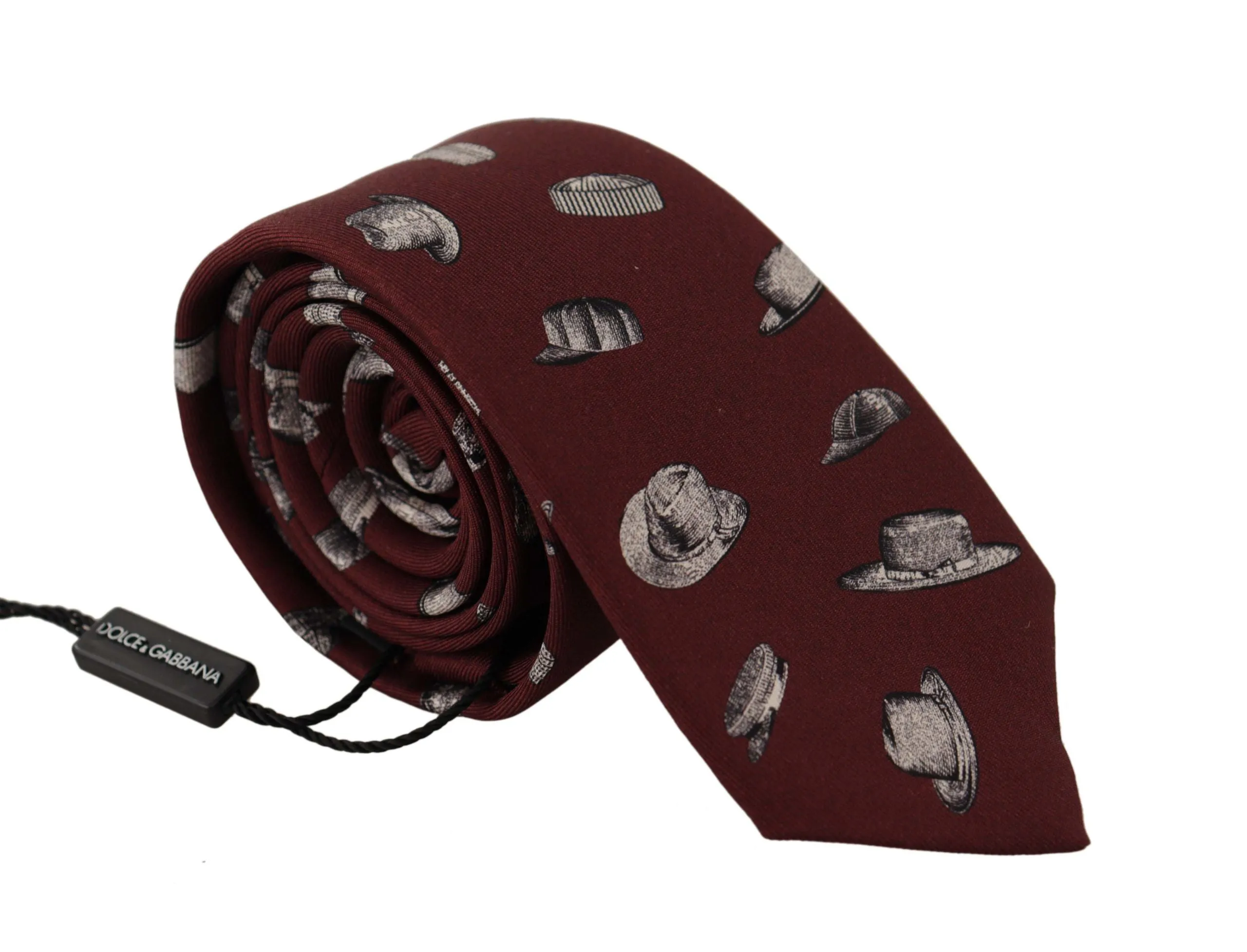 Maroon Elegance Silk Tie sold by Louxly