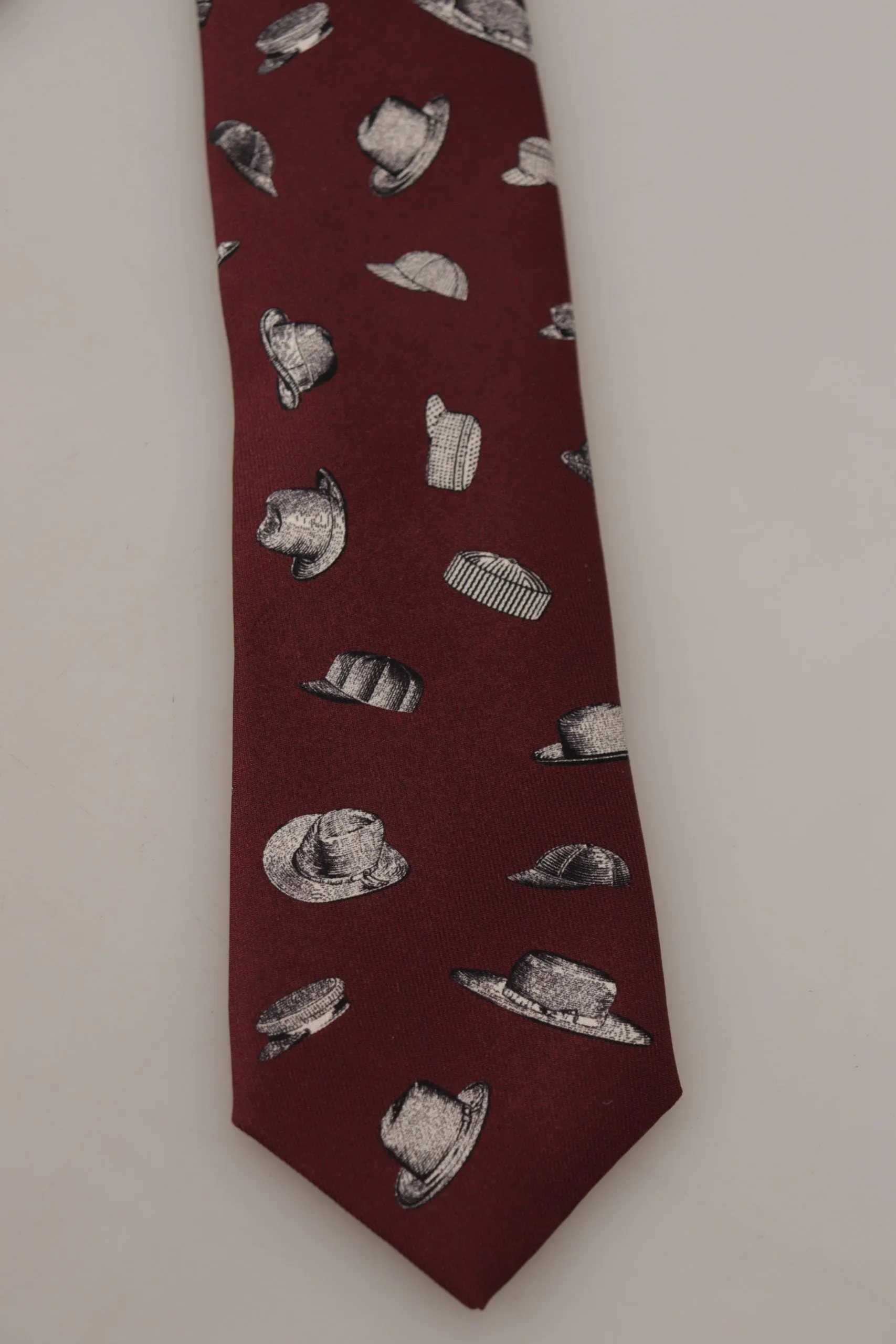 Maroon Elegance Silk Tie sold by Louxly product image thumbnail 3