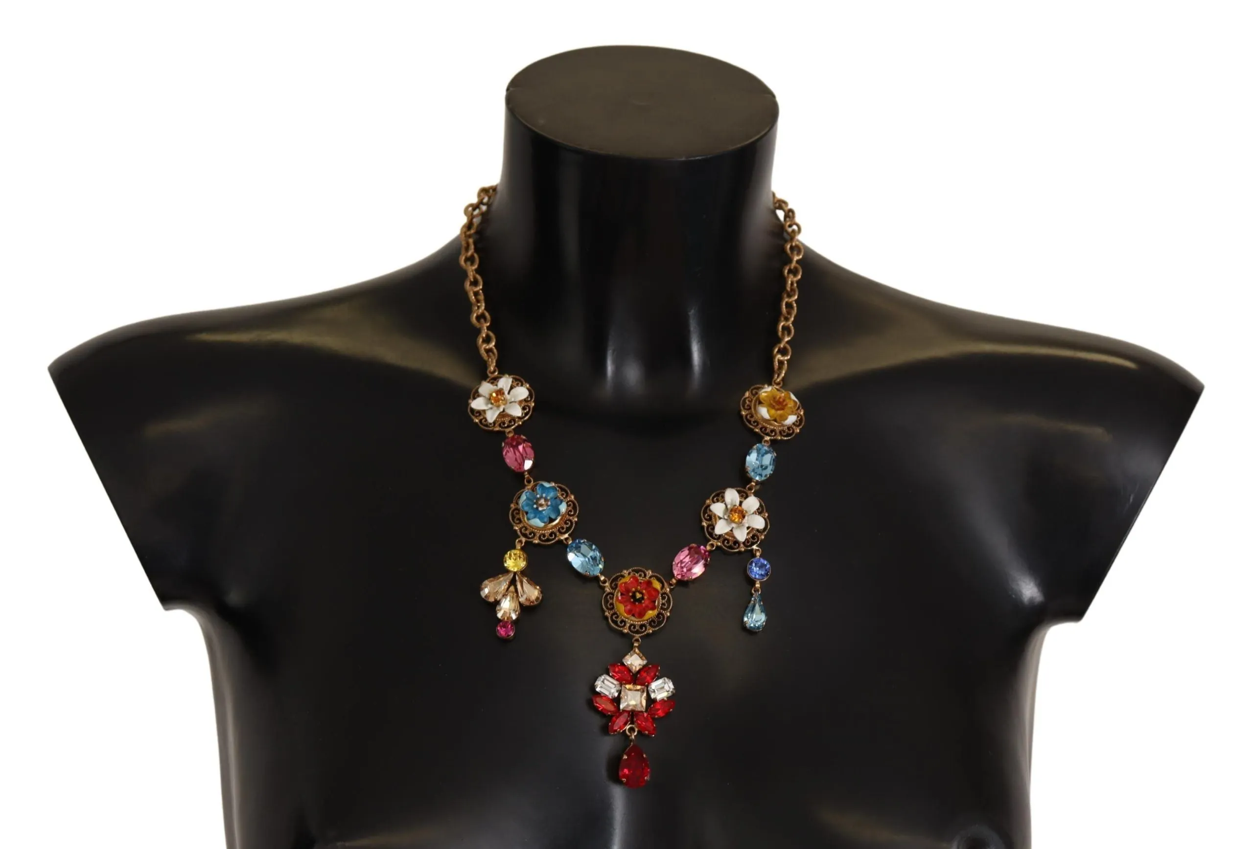 Elegant Floral Statement Necklace sold by Louxly
