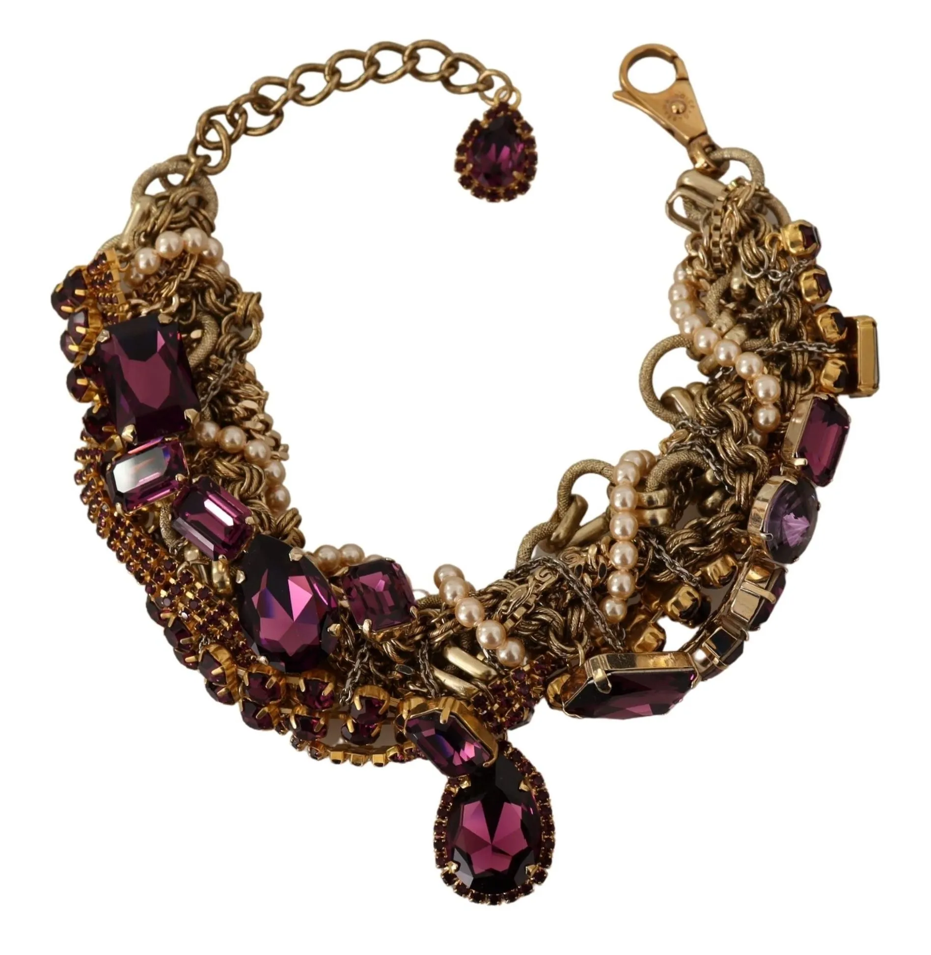 Sicilian Sparkle Gold-Tone Statement Necklace sold by Louxly product image thumbnail 3