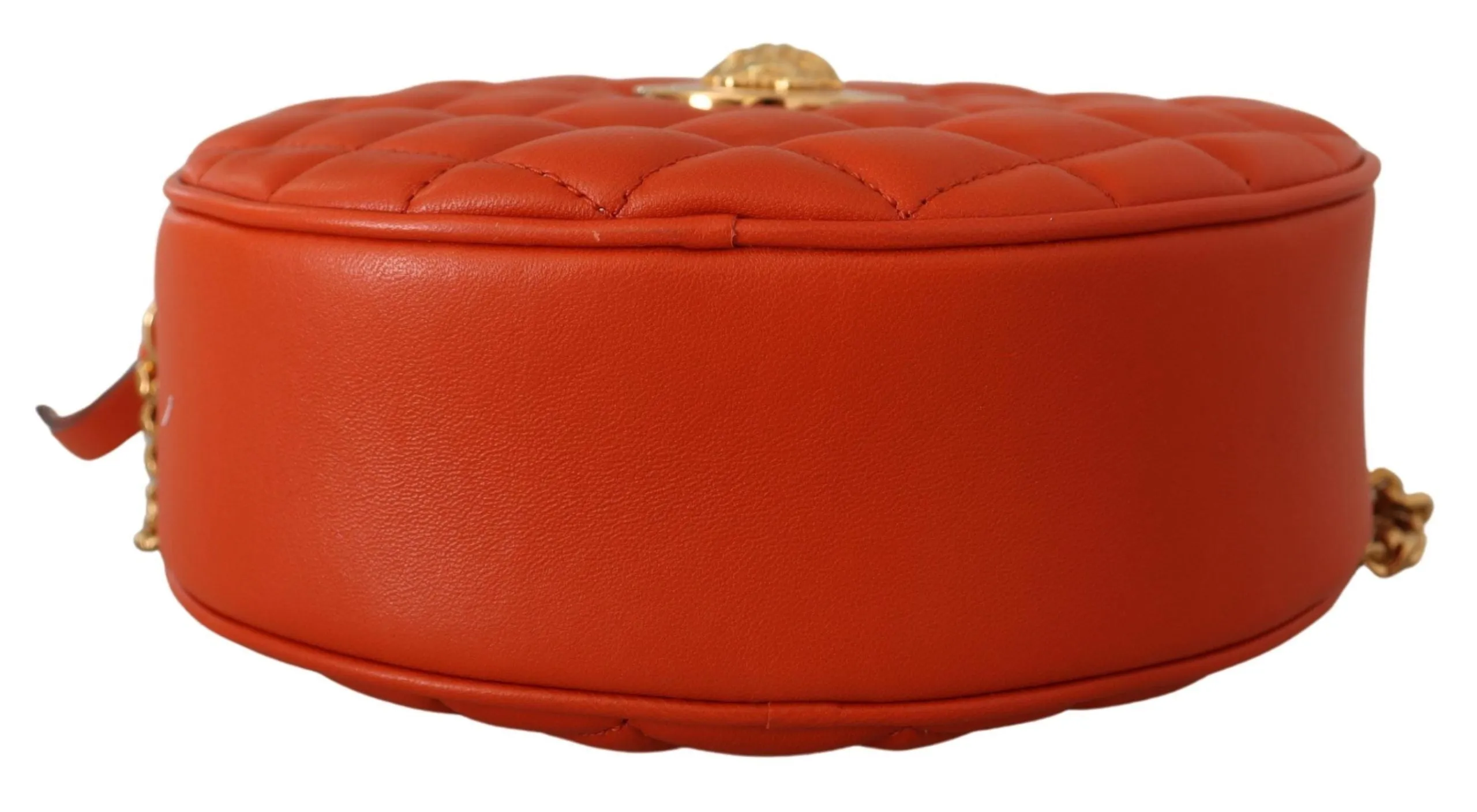 Elegant Round Nappa Leather Crossbody Bag sold by Louxly product image thumbnail 4