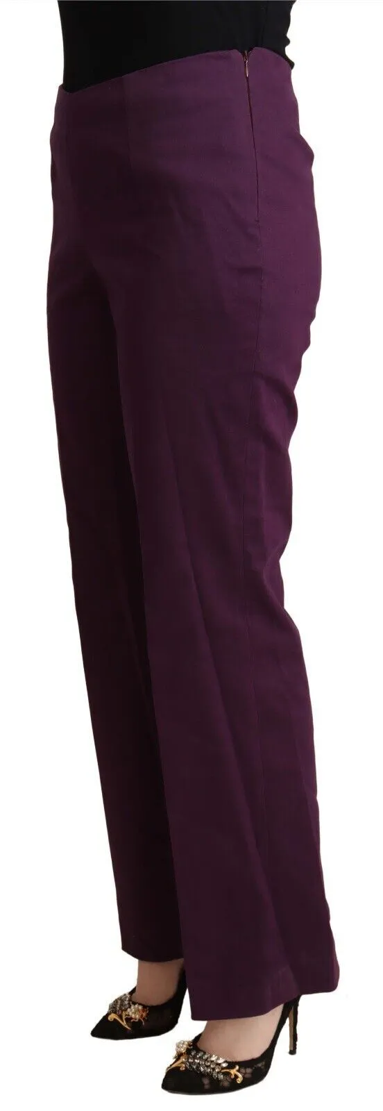 Elegant Violet High Waist Tapered Pants sold by Louxly product image thumbnail 2