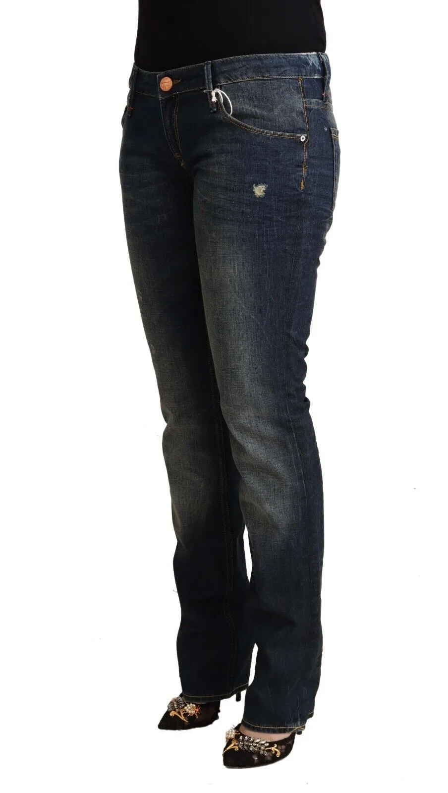 Chic Low Waist Skinny Denim Jeans sold by Louxly product image thumbnail 2