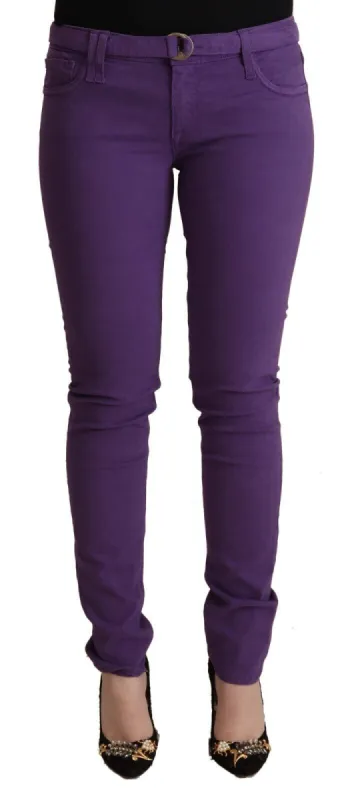 Chic Purple Low Waist Skinny Jeans sold by Louxly