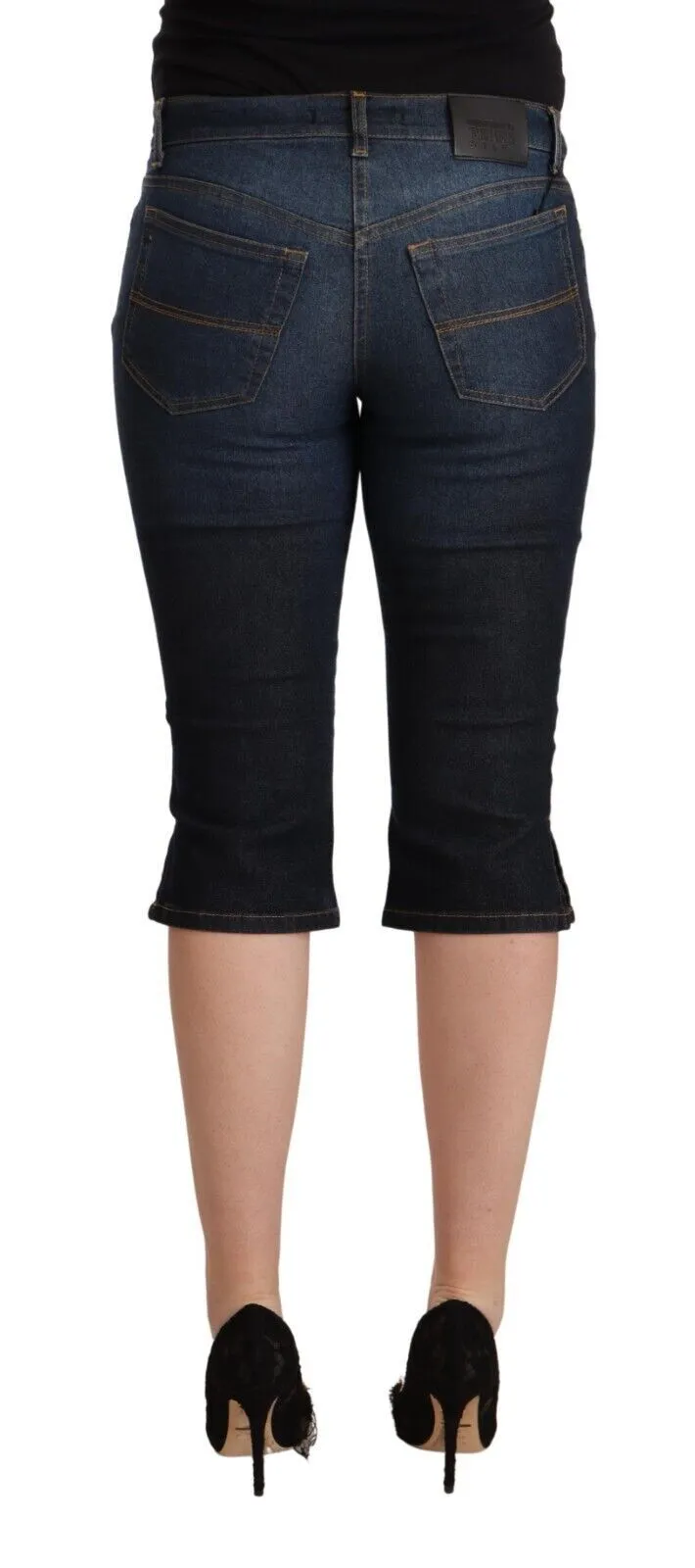 Chic Low Waist Capri Denim Pants sold by Louxly product image thumbnail 3