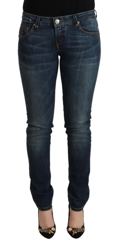 Chic Slim-Fit Low Waist Skinny Jeans sold by Louxly