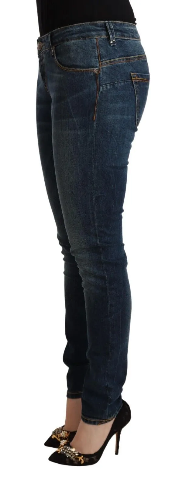 Chic Slim-Fit Low Waist Skinny Jeans sold by Louxly product image thumbnail 2