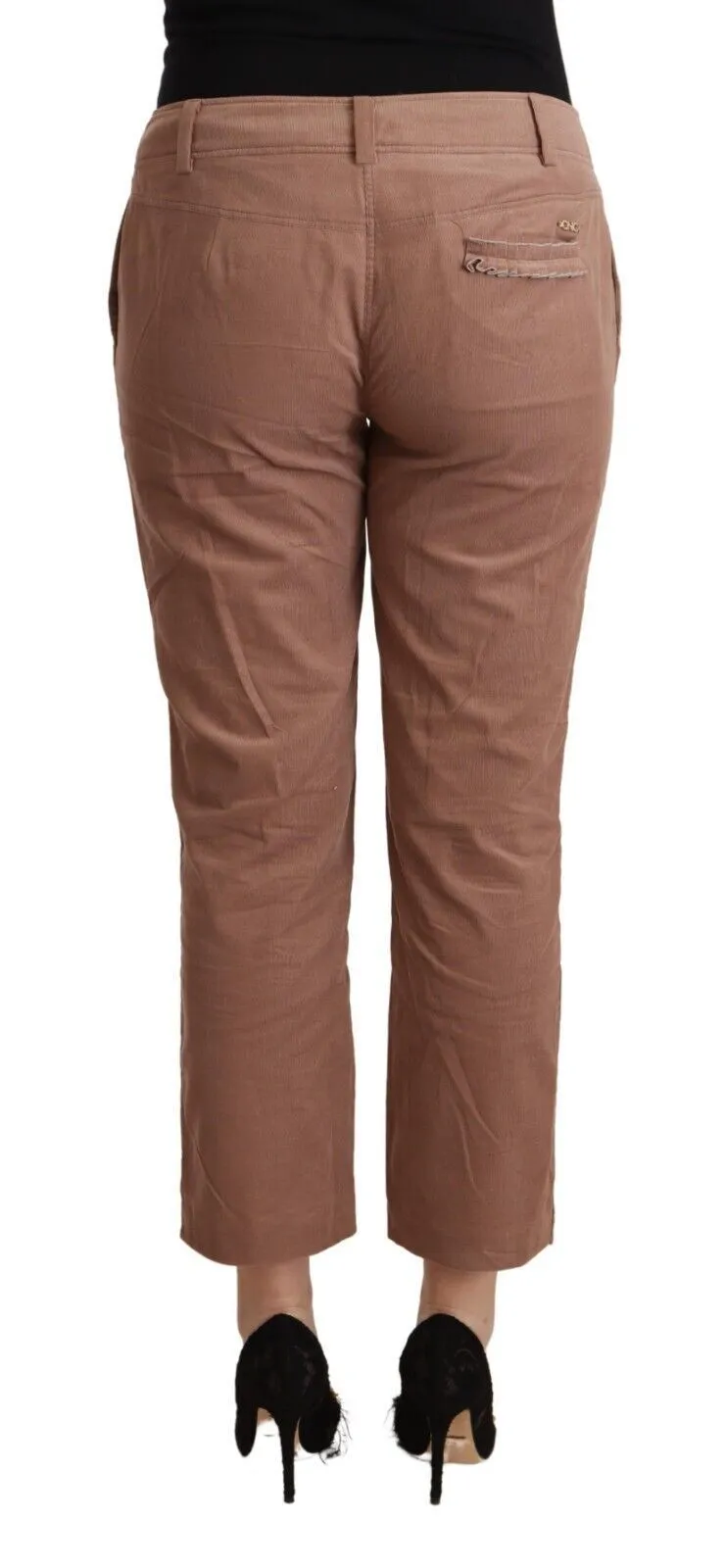 Chic Tapered Cropped Mid Waist Pants sold by Louxly product image thumbnail 3